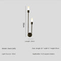 Retro Background Living Room Aisle Bedroom Lamp Bedside Nordic Creative LED Decorative Wall Lighting Modern Minimalist Wall Lamp
