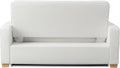 Queen Size Convertible Sleeper Sofa Oyster Upholstery