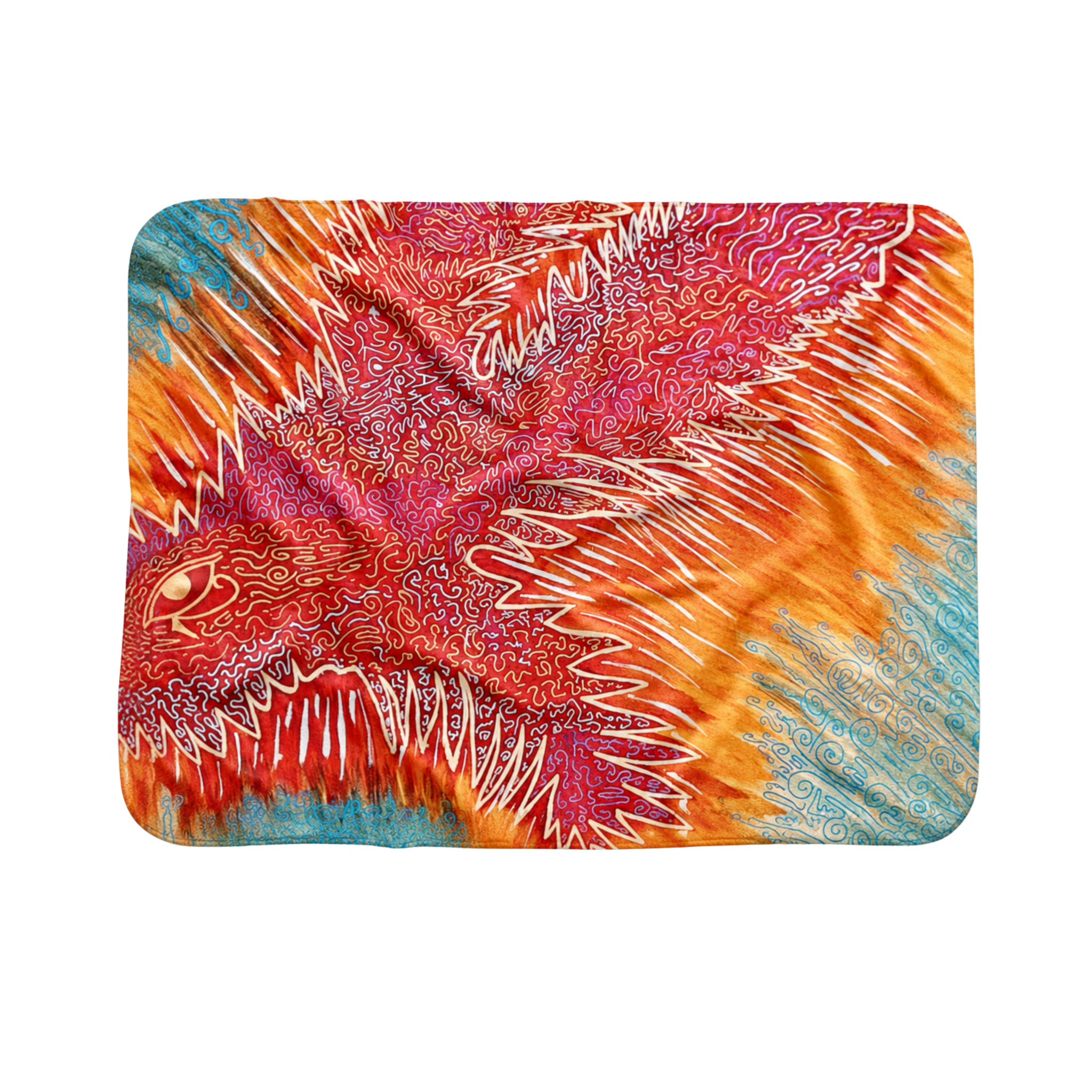 Fire Throw Blanket