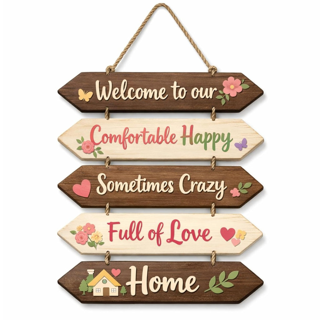 Elegant Wooden Decorative Plaque