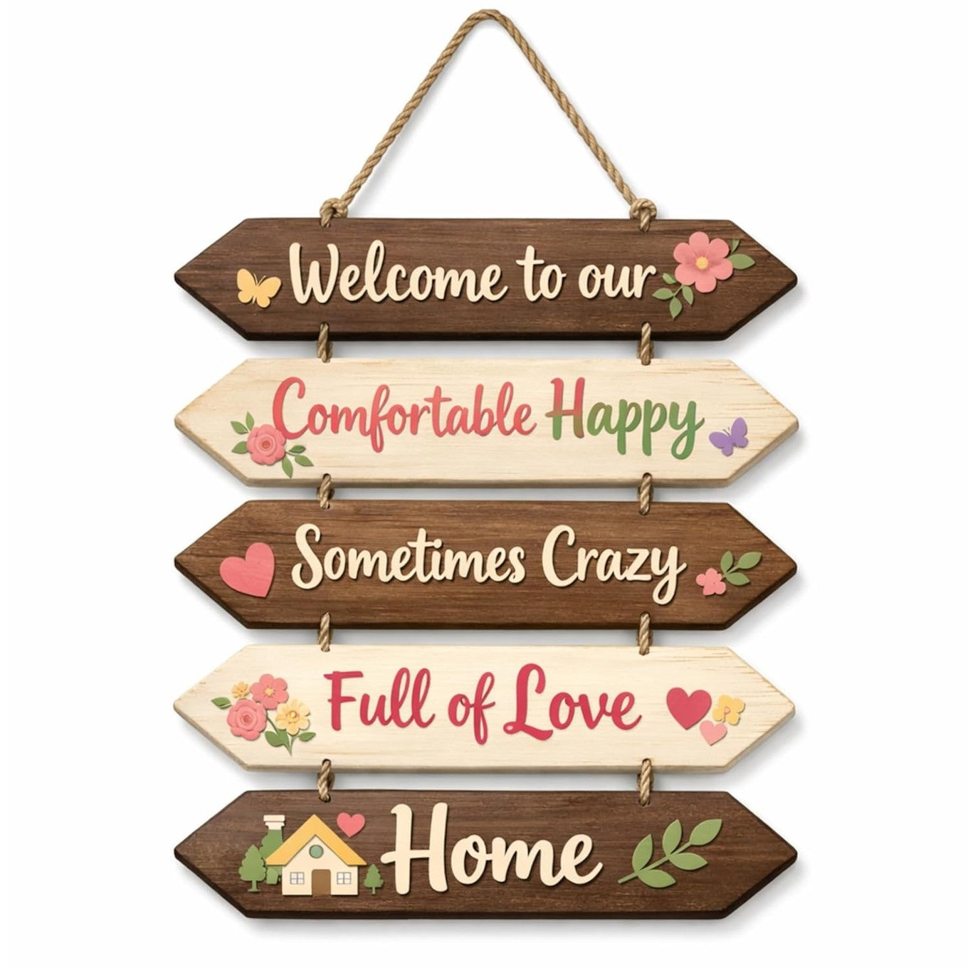 Elegant Wooden Decorative Plaque