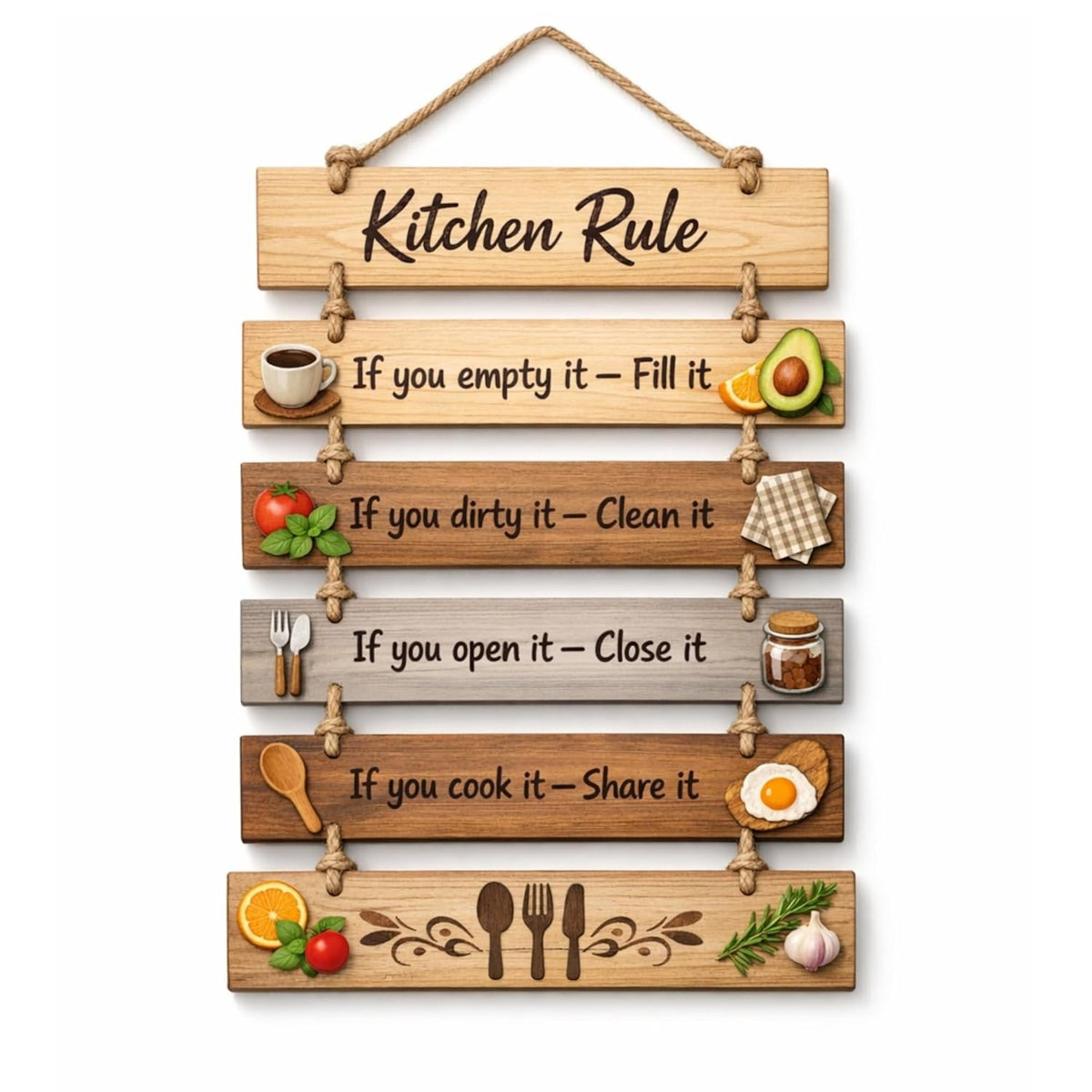 Wooden Home Decor Hanging Plaque