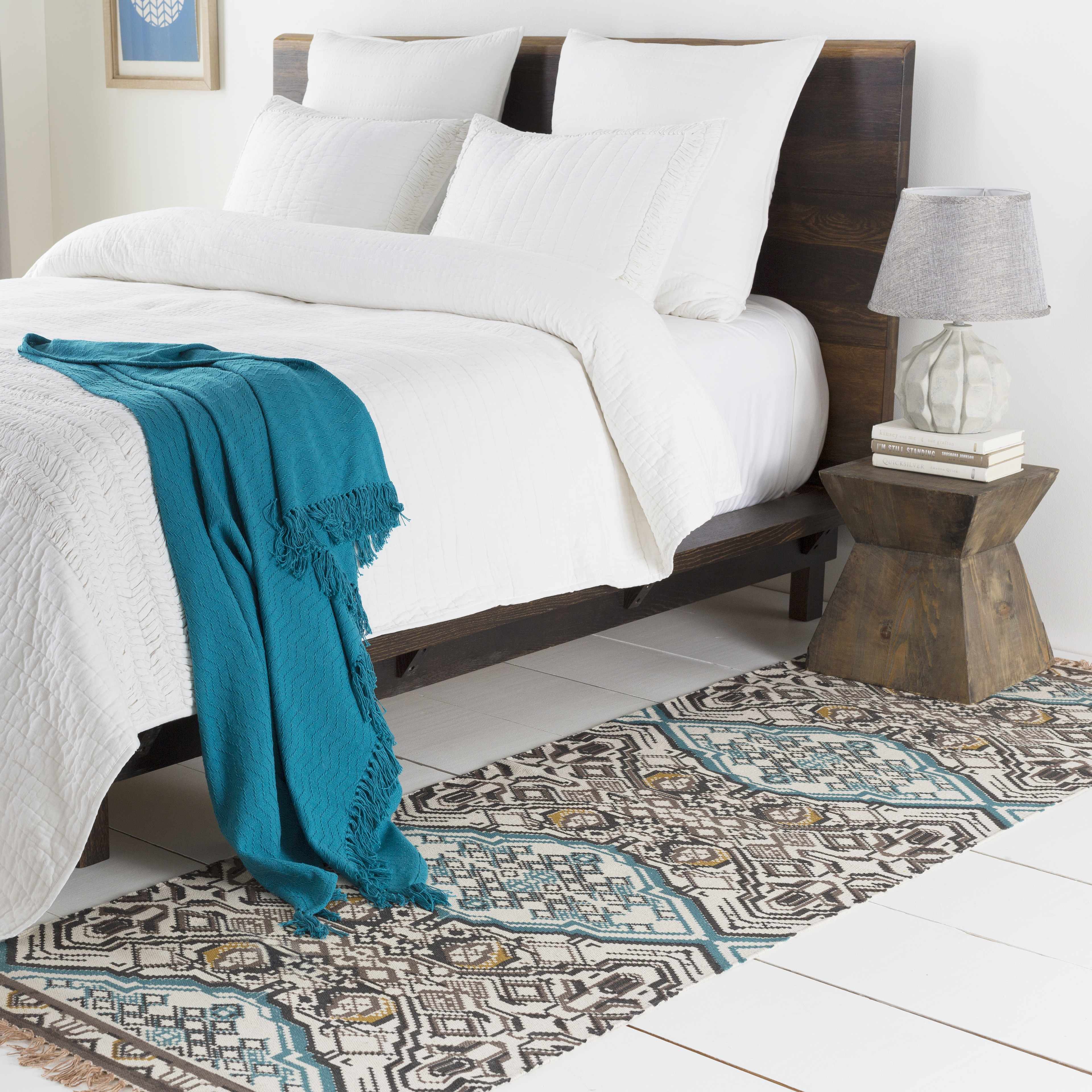 Chiconcuac Aqua Throw Blanket - Clearance