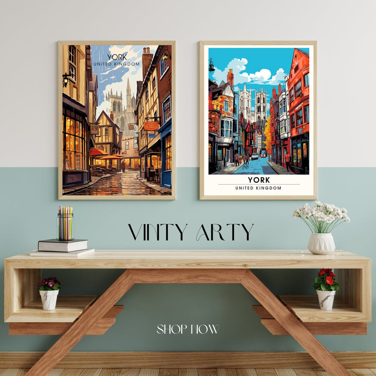 Affiche York | impression de voyage York  | Impression York  | Affiche Royaume-Uni
