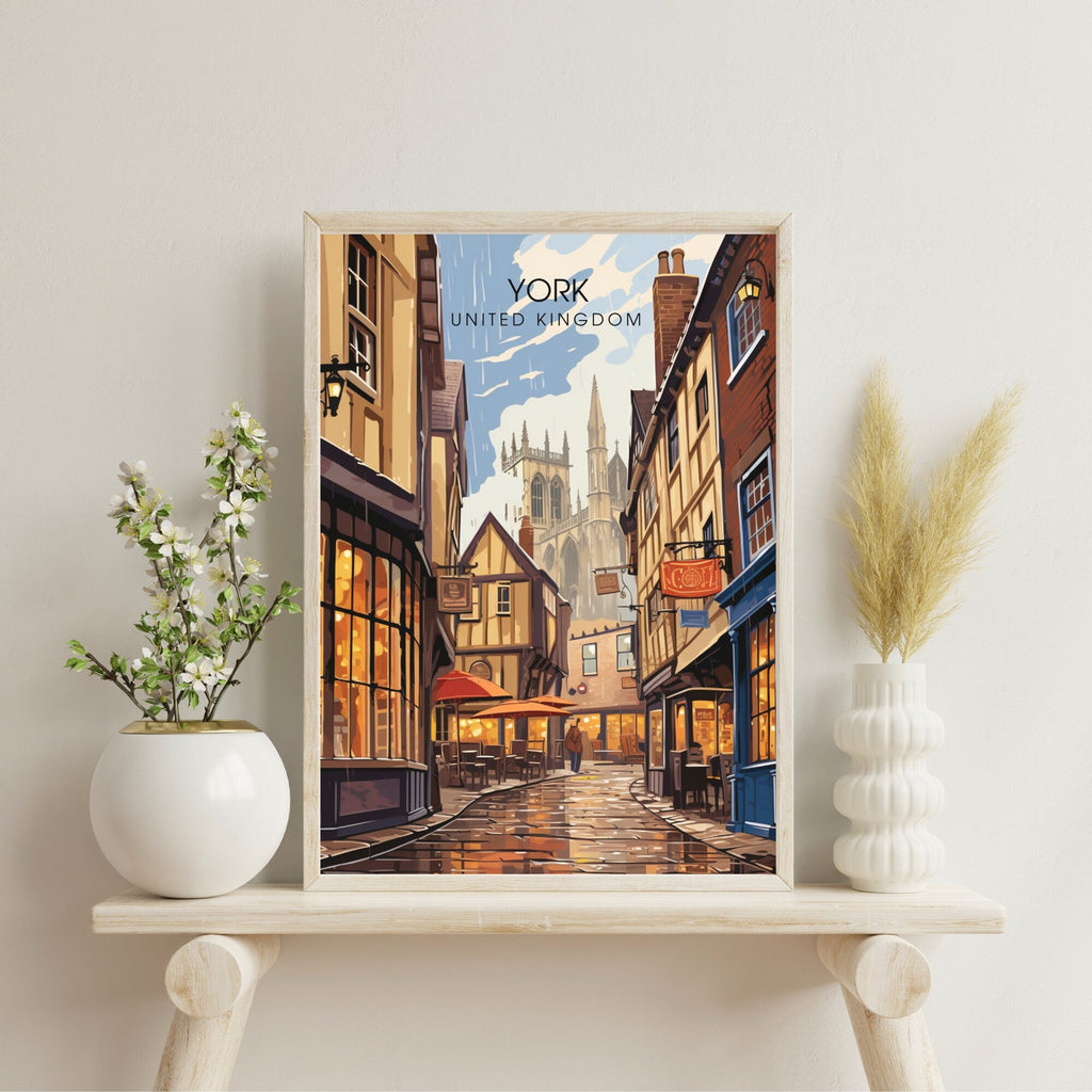 Affiche York | impression de voyage York  | Impression York  | Affiche Royaume-Uni