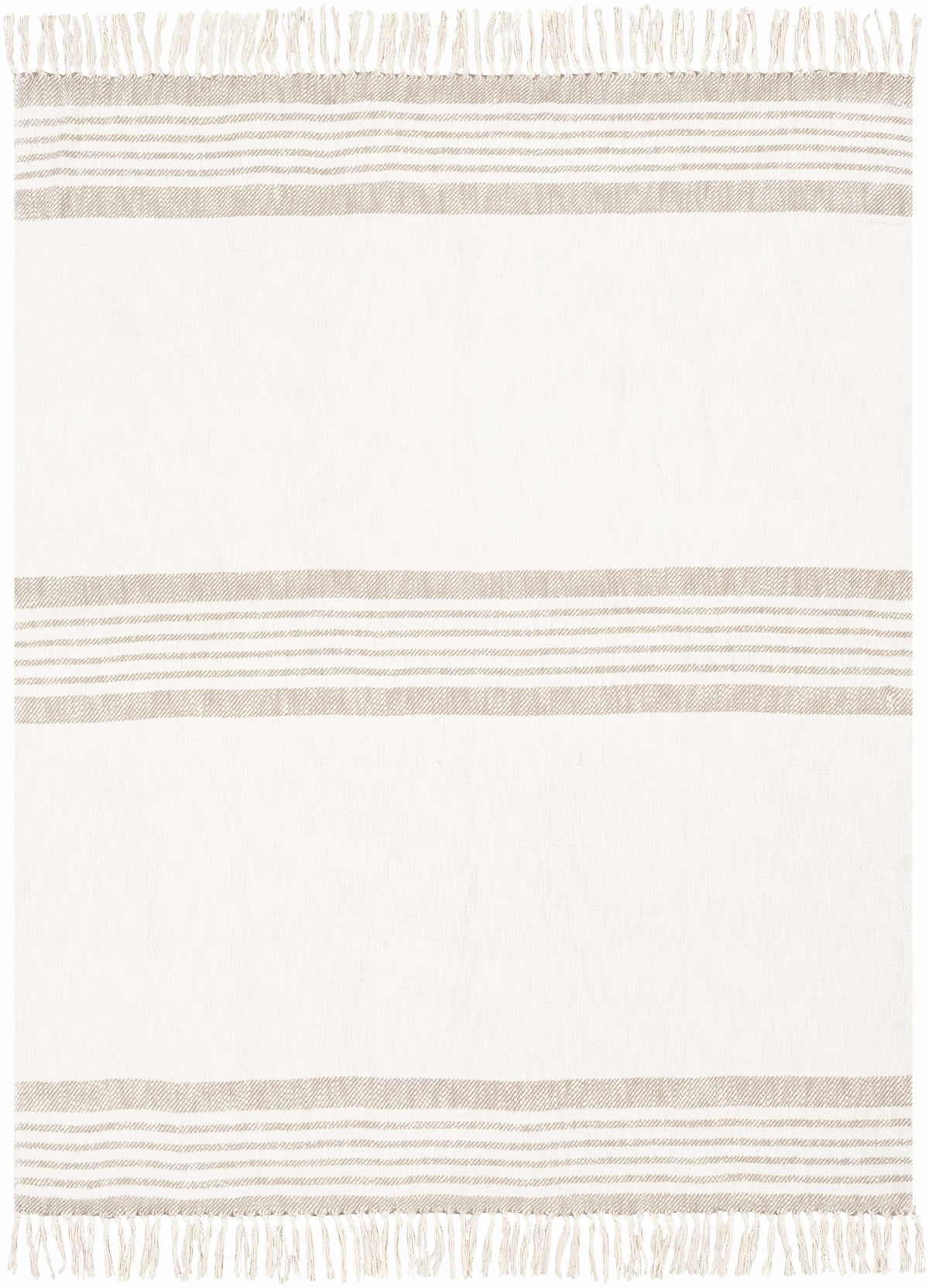Medomak Cotton Throw Blanket with tassels