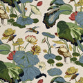 R1206.1.0 NYMPHEUS - LINEN STONE/PISTACHIO - G P & J BAKER Fabric