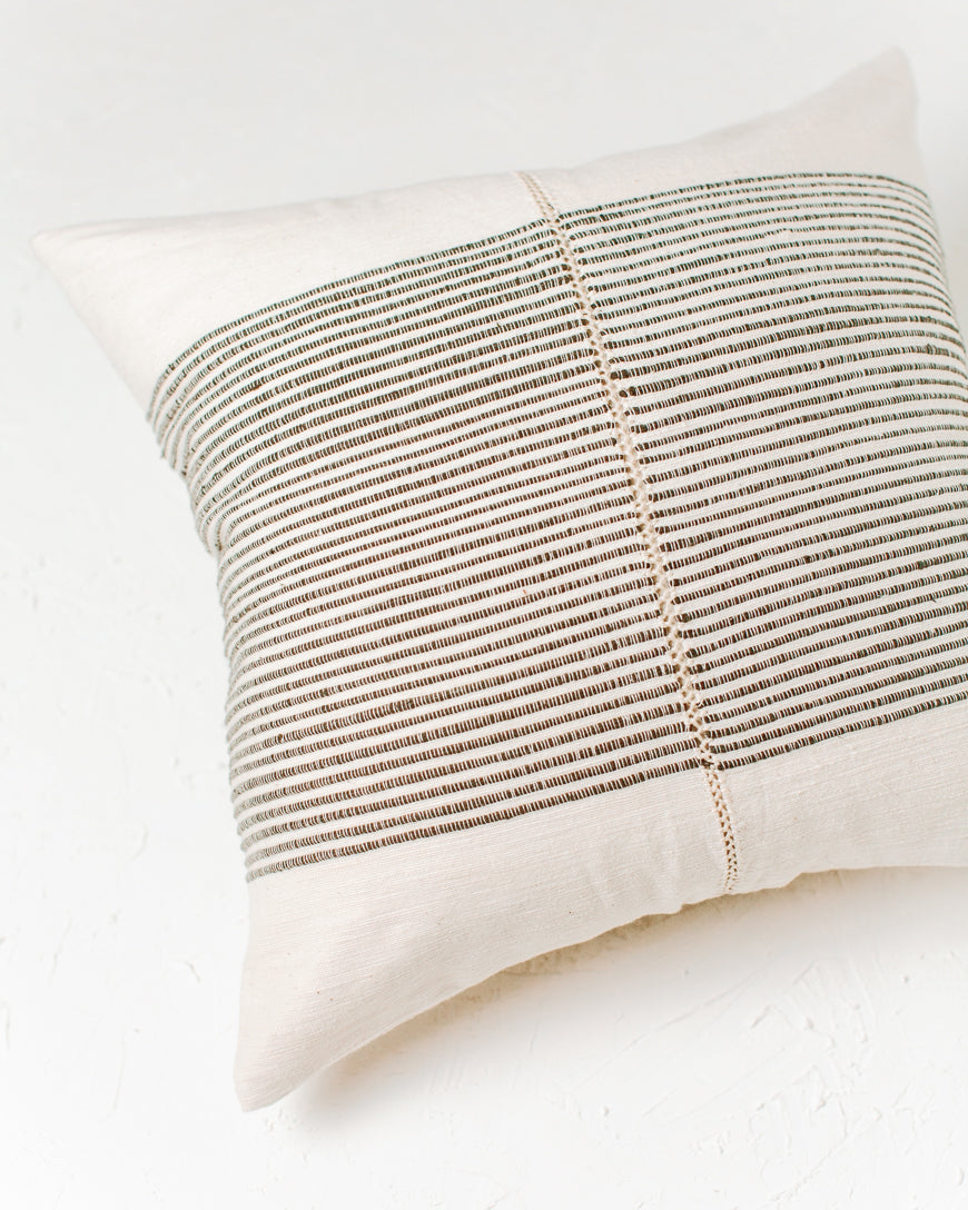 18" Riviera Hand-Stitch Throw Pillow Cover
