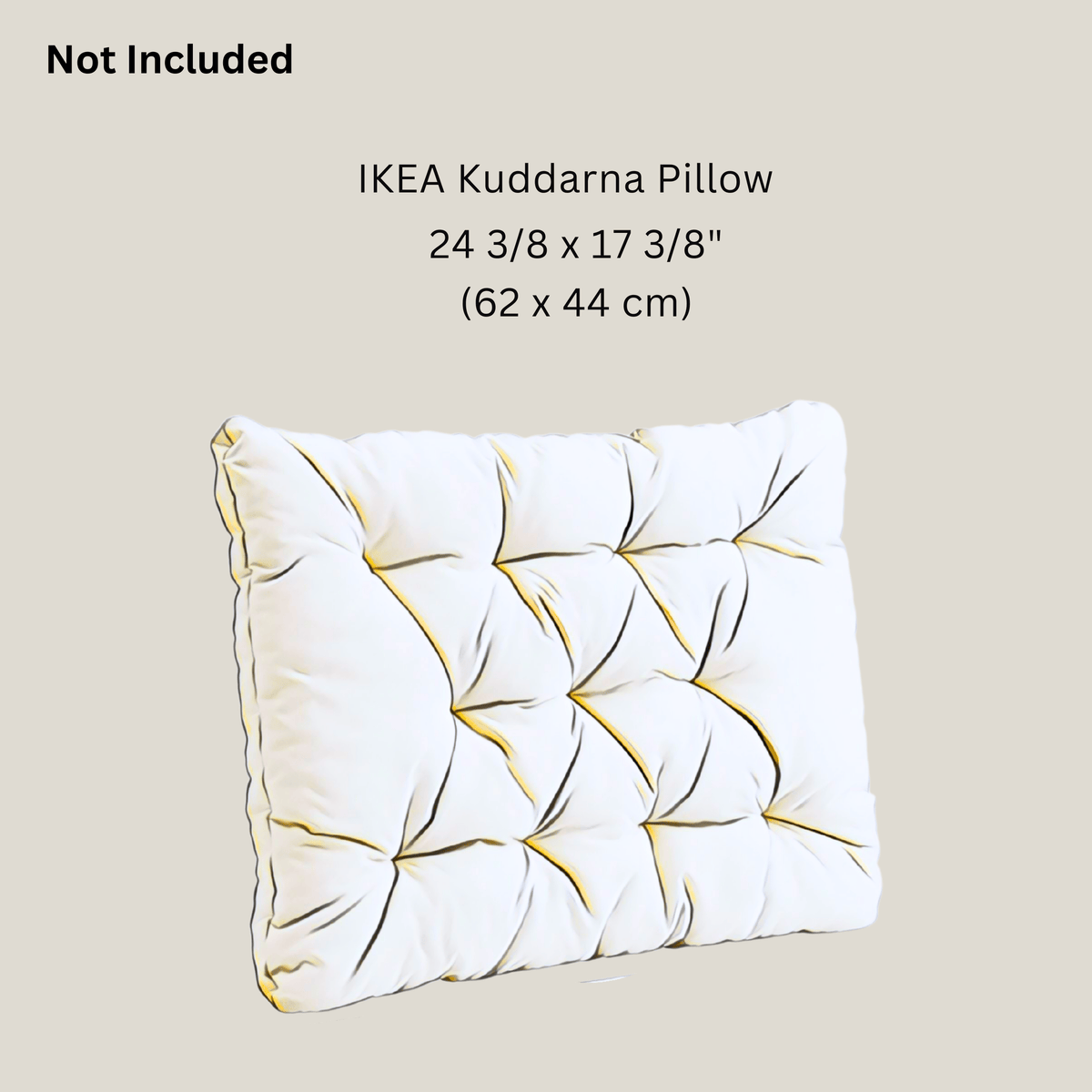 Blue Rain Outdoor Cushion Covers – 2 Pack | Coastal Patio Pillow Covers | Fits IKEA Duvholmen & Kuddarna