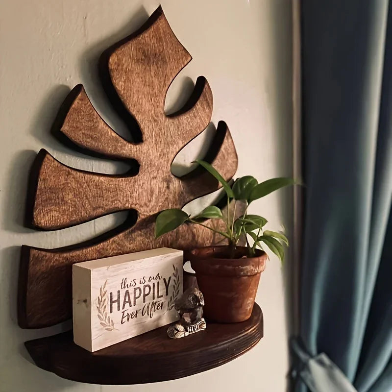 Shelf - Leaf Wooden Small