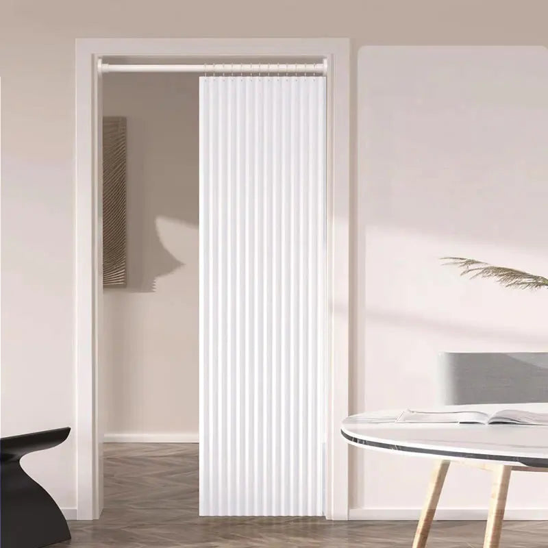Privacy Screen Curtain for Tea Room and Balcony, Soft Hanging Divider Panel with Elegant Home Decor Feel