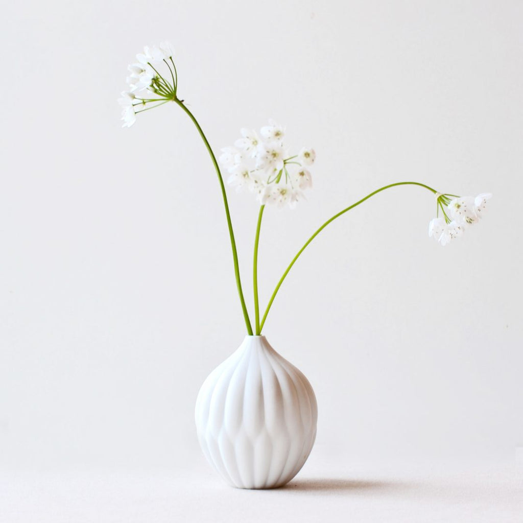 Petite Textured Porcelain Vase