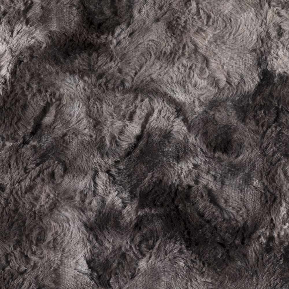 Black Faux Fur Throw Blanket - Clearance